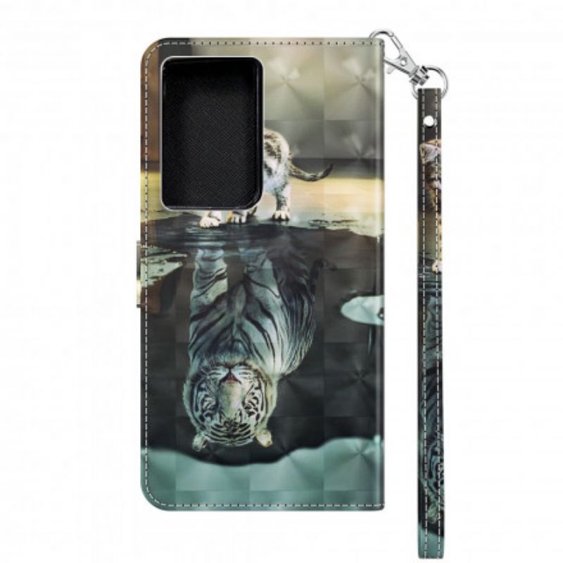 Flip Cover Samsung Galaxy S21 Ultra 5G Ernest The Tiger