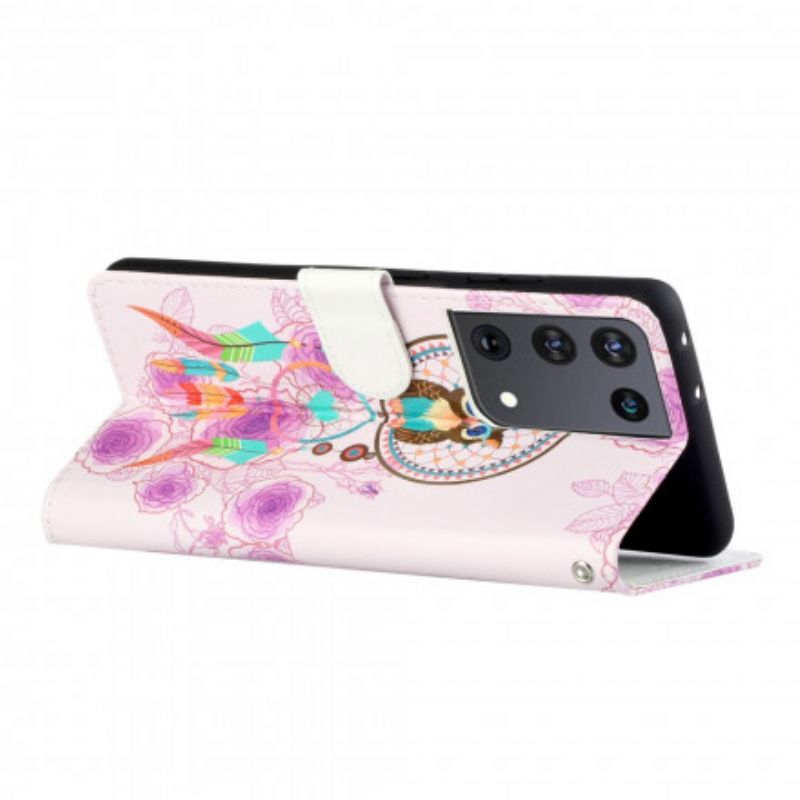 Flip Cover Samsung Galaxy S21 Ultra 5G Kong Ugle