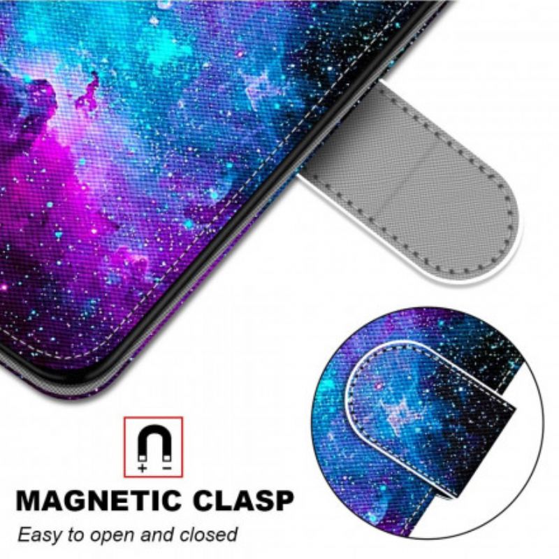 Flip Cover Samsung Galaxy S21 Ultra 5G Kosmisk Himmel