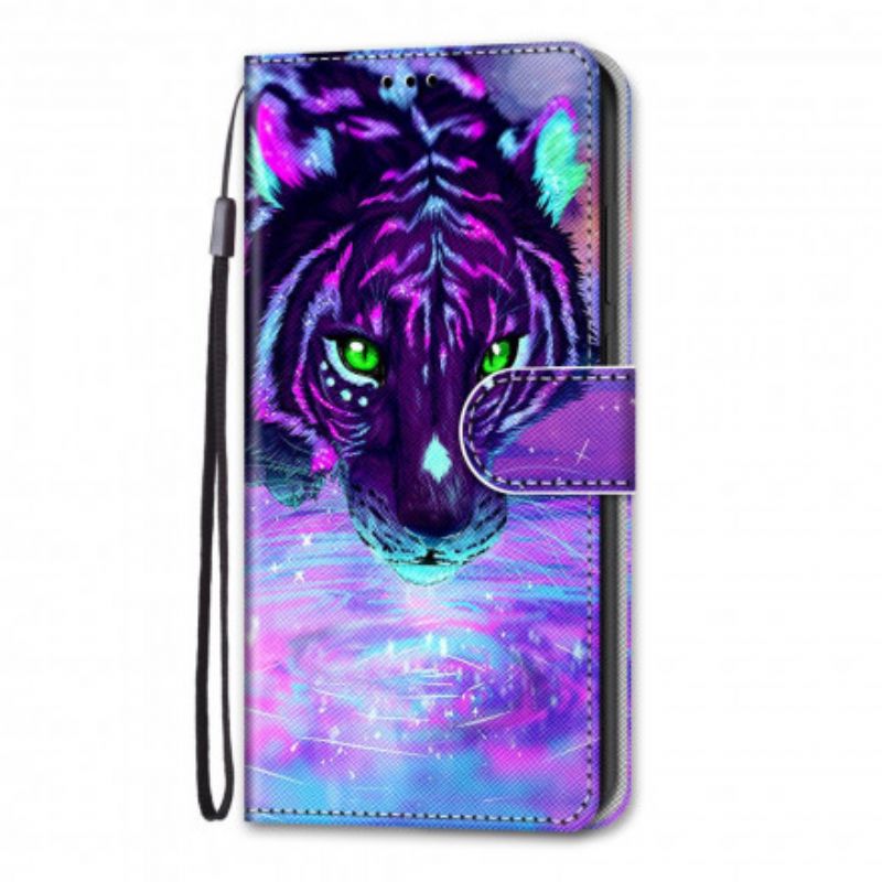 Flip Cover Samsung Galaxy S21 Ultra 5G Magisk Feline