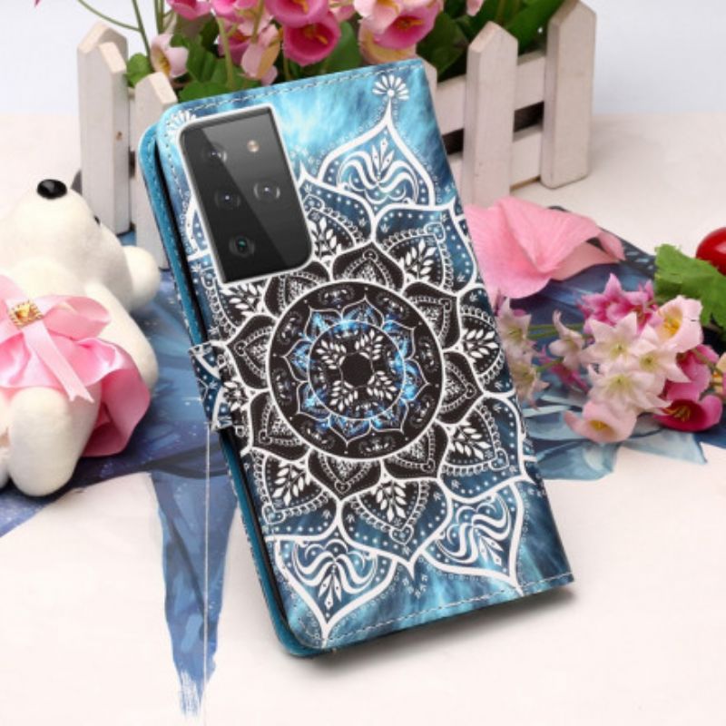 Flip Cover Samsung Galaxy S21 Ultra 5G Mandala I Himlen