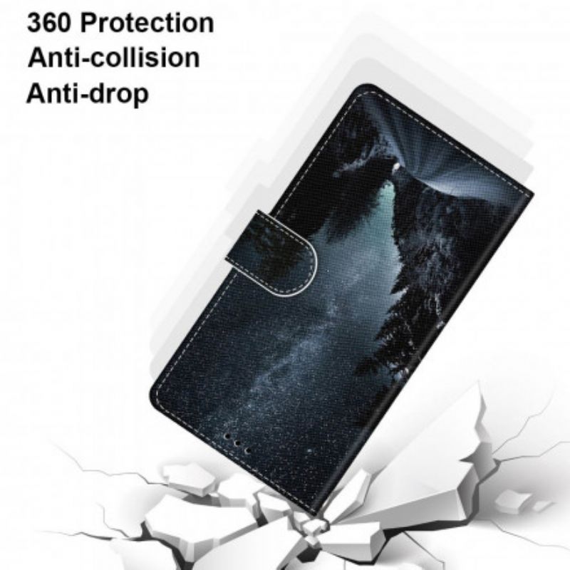 Flip Cover Samsung Galaxy S21 Ultra 5G Mystisk Natur