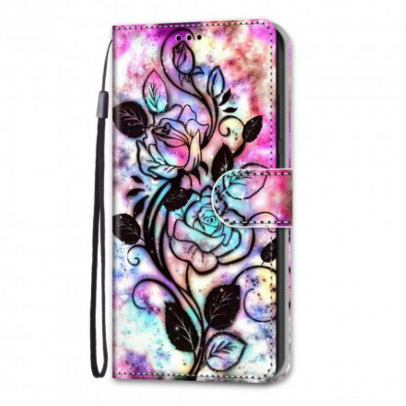 Flip Cover Samsung Galaxy S21 Ultra 5G Neonblomster