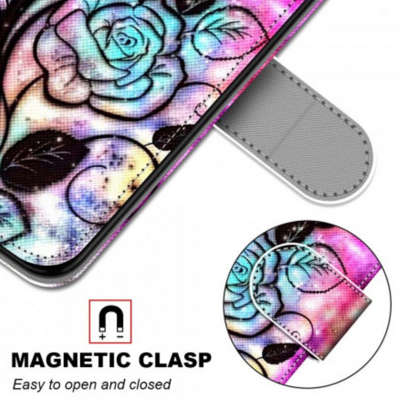 Flip Cover Samsung Galaxy S21 Ultra 5G Neonblomster