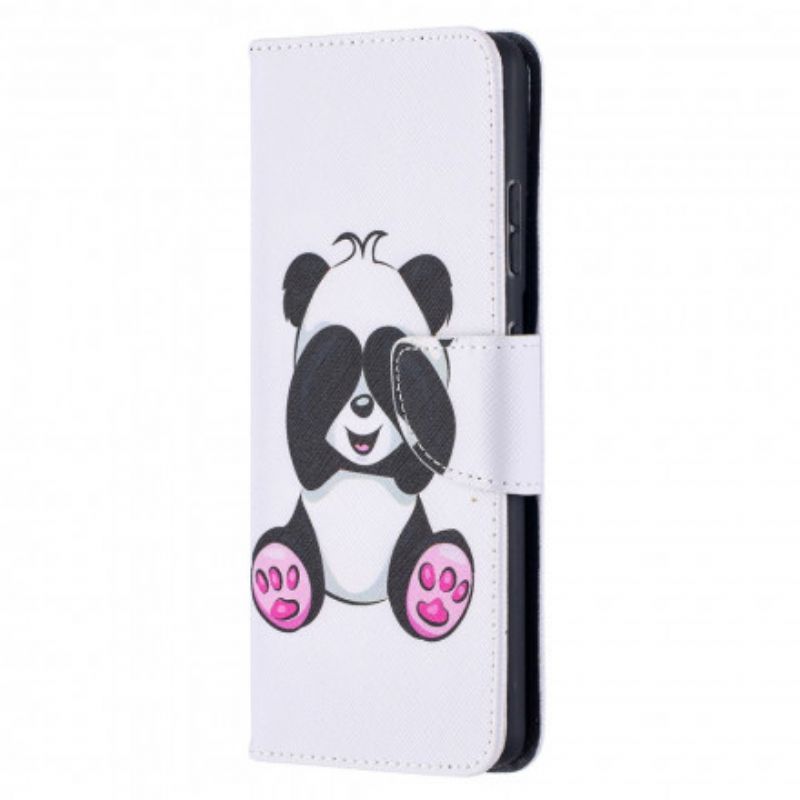 Flip Cover Samsung Galaxy S21 Ultra 5G Panda Sjov