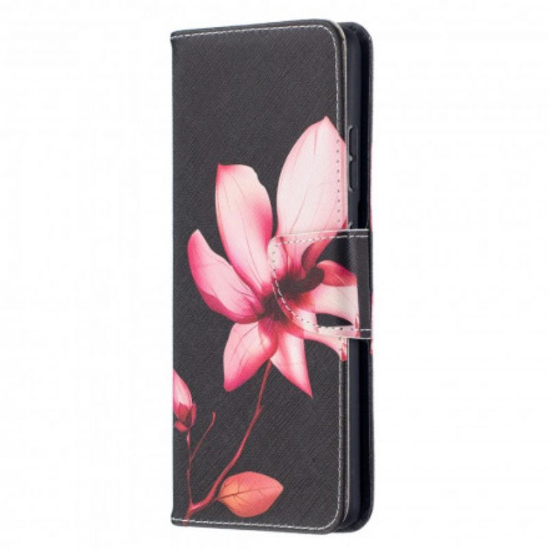 Flip Cover Samsung Galaxy S21 Ultra 5G Pink Blomst