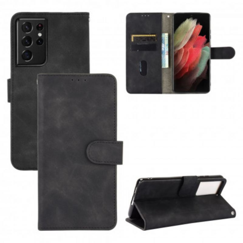 Flip Cover Samsung Galaxy S21 Ultra 5G Skin-touch