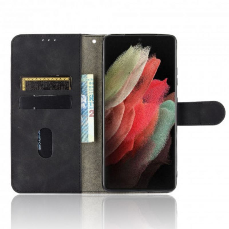 Flip Cover Samsung Galaxy S21 Ultra 5G Skin-touch