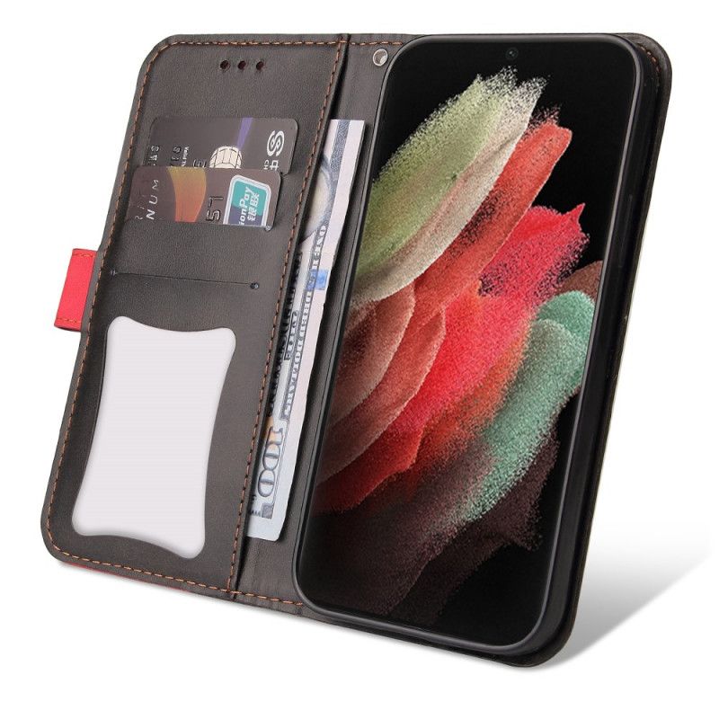 Flip Cover Samsung Galaxy S21 Ultra 5G Tofarvet