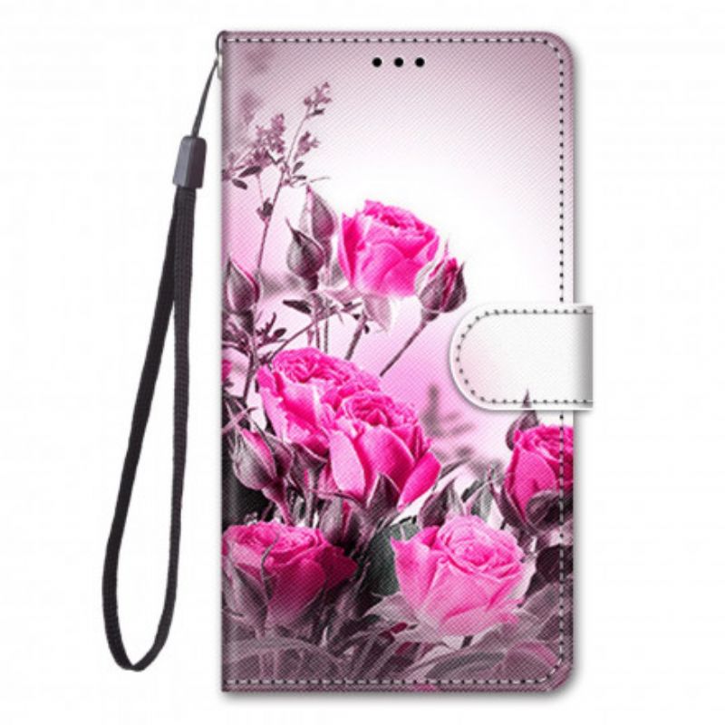 Flip Cover Samsung Galaxy S21 Ultra 5G Trylleblomster