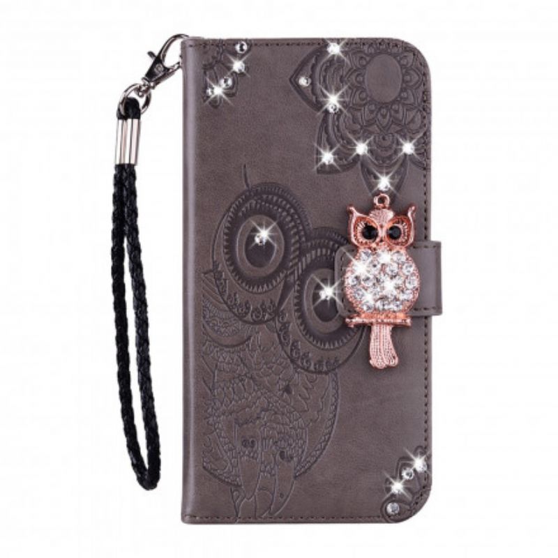 Flip Cover Samsung Galaxy S21 Ultra 5G Ugle Mandala Og Charm