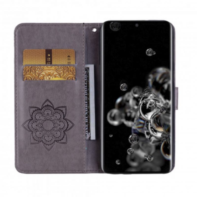 Flip Cover Samsung Galaxy S21 Ultra 5G Ugle Mandala Og Charm