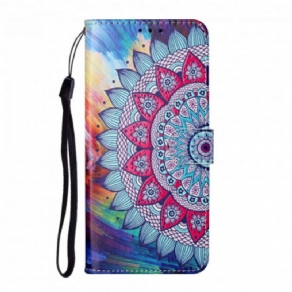 Læder Cover Samsung Galaxy S21 Ultra 5G Kong Mandala