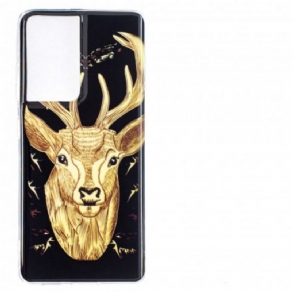 Mobilcover Samsung Galaxy S21 Ultra 5G Fluorescerende Majestic Stag