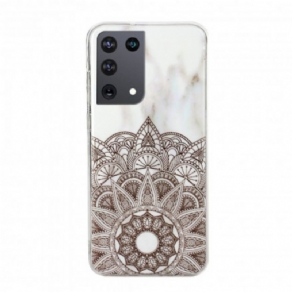 Mobilcover Samsung Galaxy S21 Ultra 5G Marmor Mandala