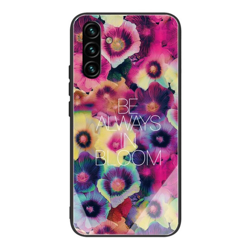 Cover Samsung Galaxy A13 5G Be Always In Bloom Hærdet Glas