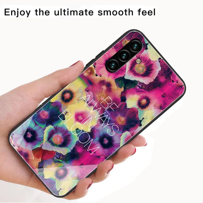 Cover Samsung Galaxy A13 5G Be Always In Bloom Hærdet Glas