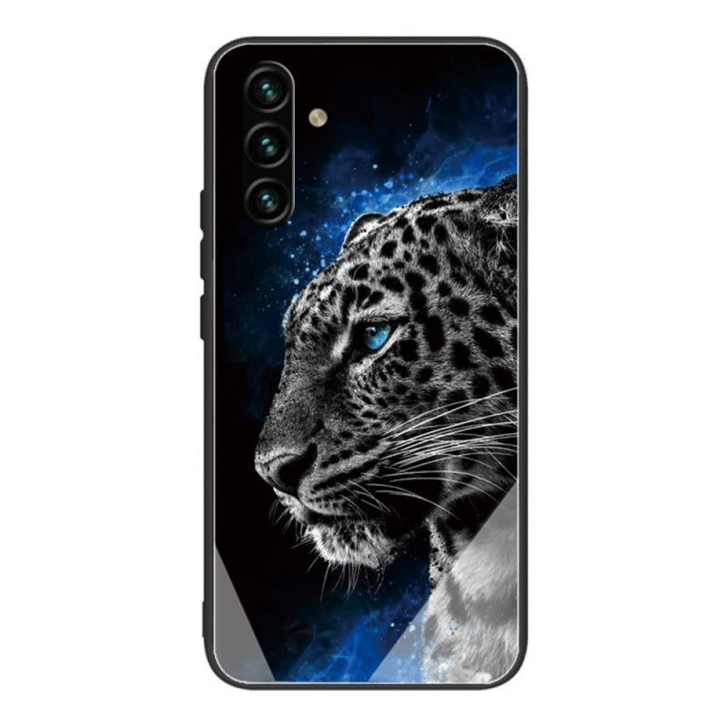 Cover Samsung Galaxy A13 5G Feline Face Hærdet Glas