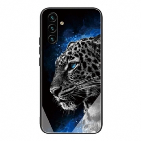 Cover Samsung Galaxy A13 5G Feline Face Hærdet Glas