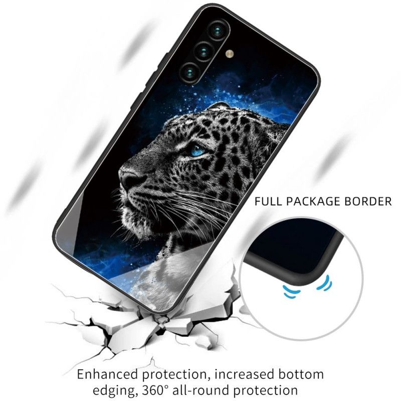 Cover Samsung Galaxy A13 5G Feline Face Hærdet Glas