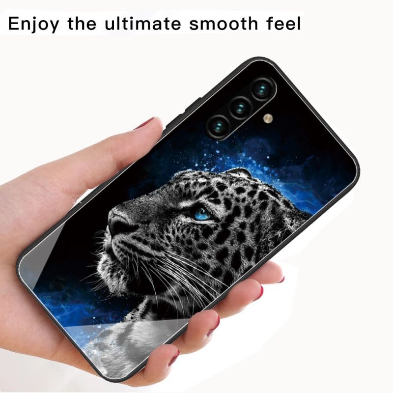 Cover Samsung Galaxy A13 5G Feline Face Hærdet Glas