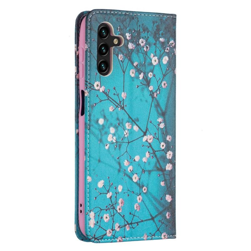 Cover Samsung Galaxy A13 5G Flip Cover Blomstrende Grene