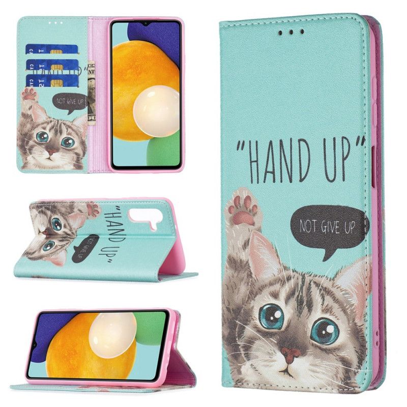 Cover Samsung Galaxy A13 5G Flip Cover Hånd Op