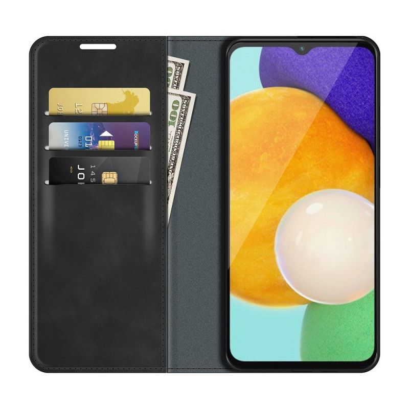 Cover Samsung Galaxy A13 5G Flip Cover Læderdesign I Stil