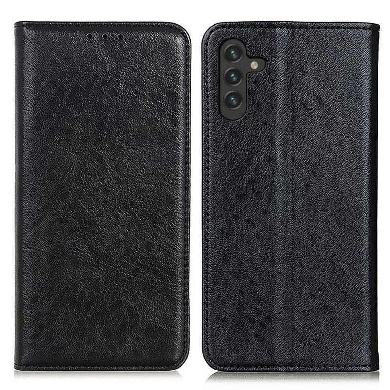 Cover Samsung Galaxy A13 5G Flip Cover Lædertekstur