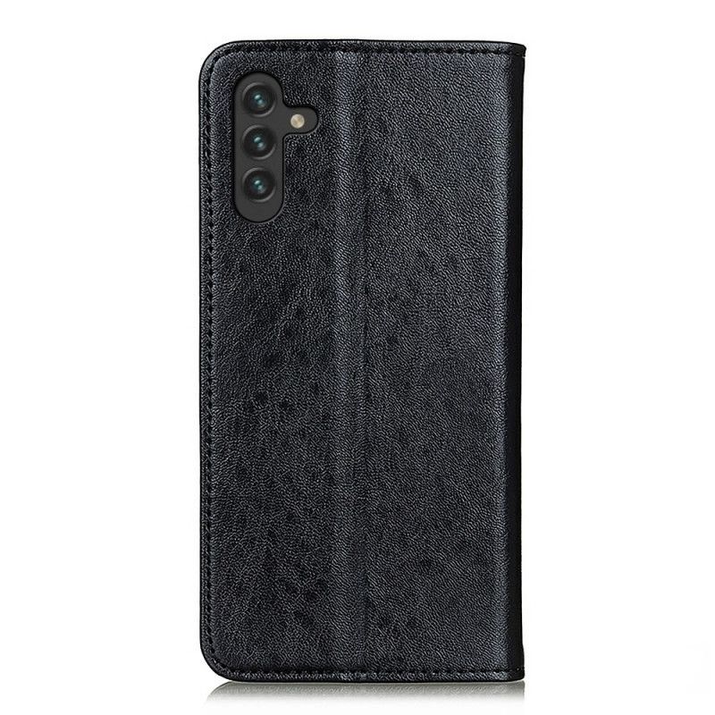 Cover Samsung Galaxy A13 5G Flip Cover Lædertekstur