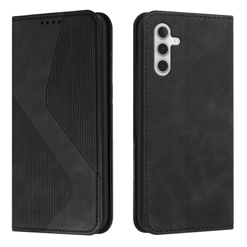 Cover Samsung Galaxy A13 5G Flip Cover S-design Læderstil