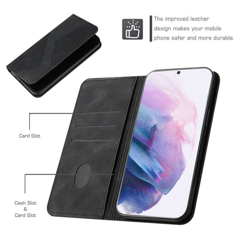 Cover Samsung Galaxy A13 5G Flip Cover S-design Læderstil