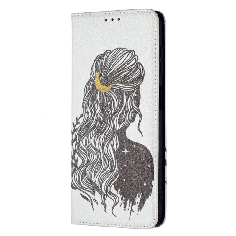 Cover Samsung Galaxy A13 5G Flip Cover Smukt Hår