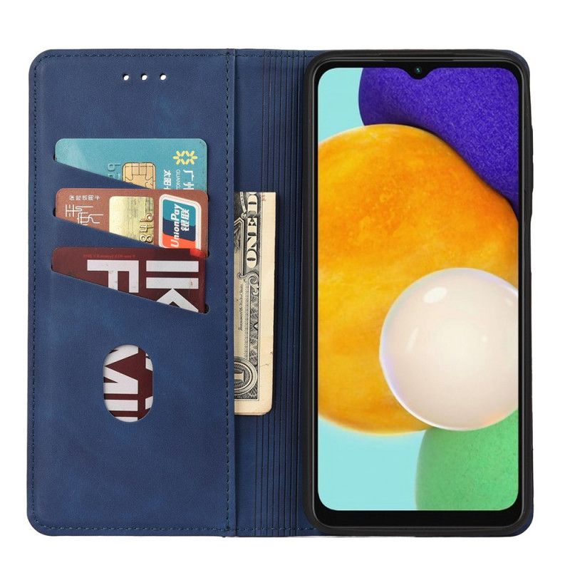 Cover Samsung Galaxy A13 5G Flip Cover Tofarvet Business Lædereffekt