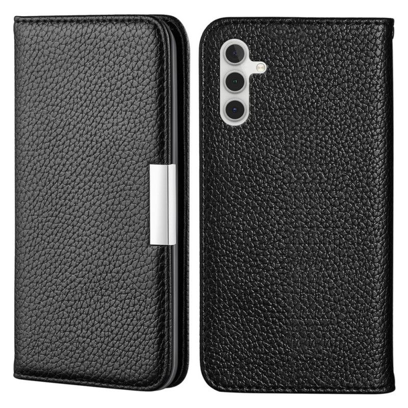 Cover Samsung Galaxy A13 5G Flip Cover Ultra Chic Litchi Imiteret Læder