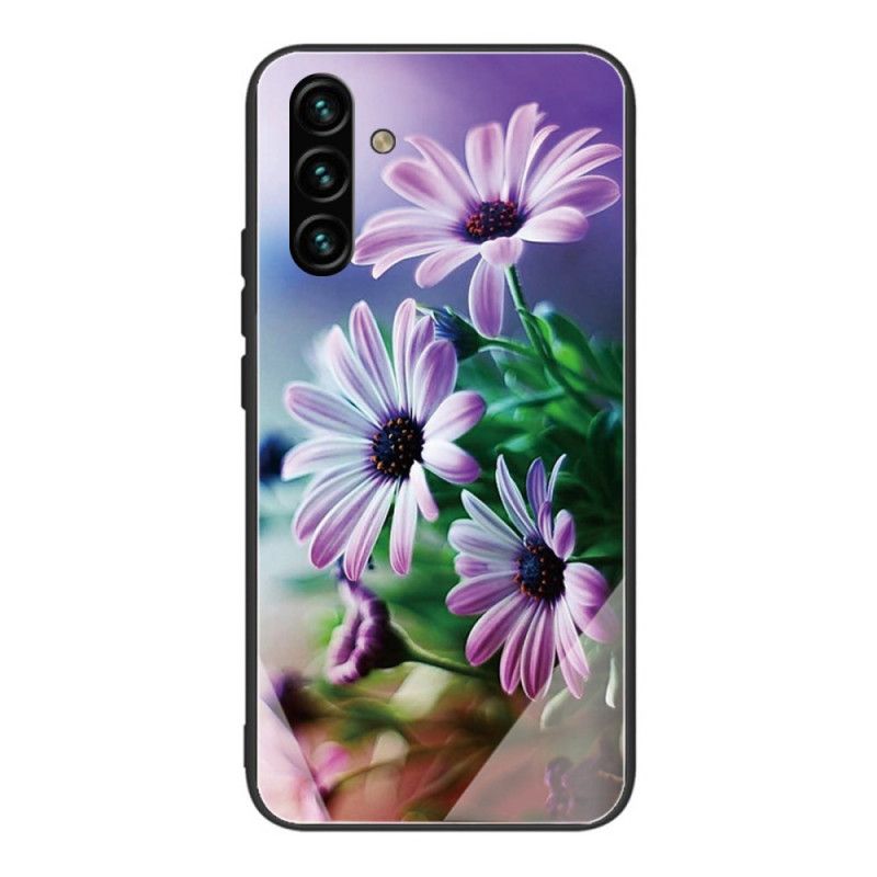 Cover Samsung Galaxy A13 5G Hærdet Glasblomster