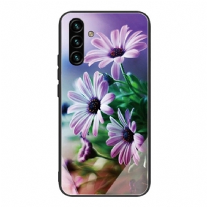 Cover Samsung Galaxy A13 5G Hærdet Glasblomster