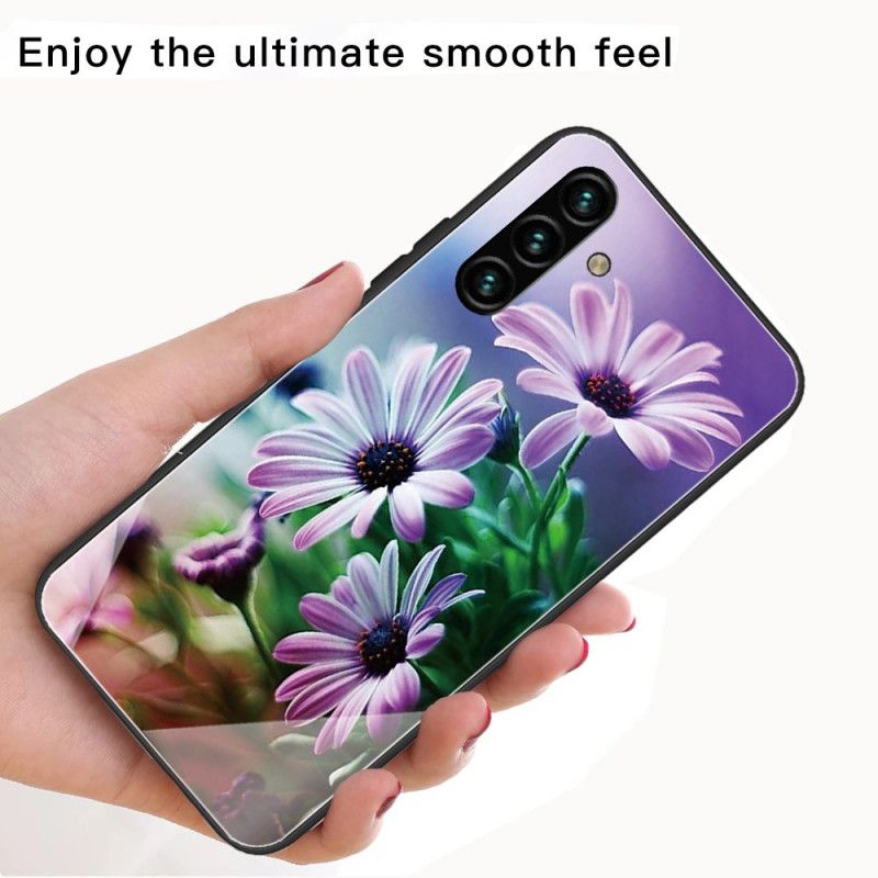 Cover Samsung Galaxy A13 5G Hærdet Glasblomster