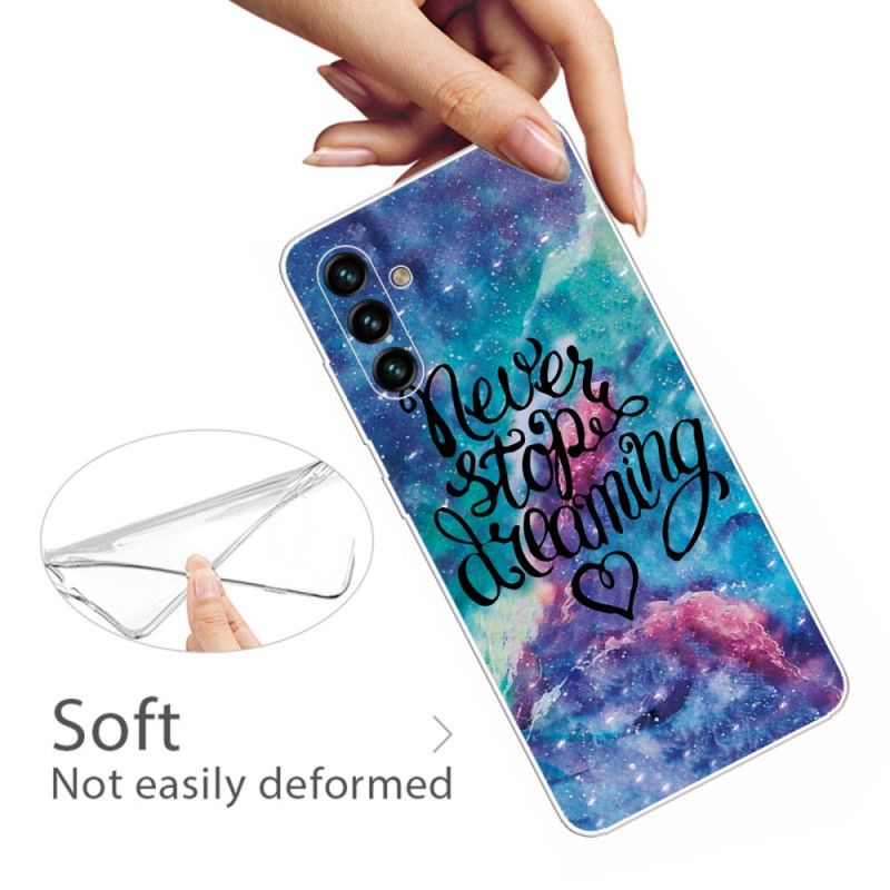 Cover Samsung Galaxy A13 5G Hold Aldrig Op Med At Drømme