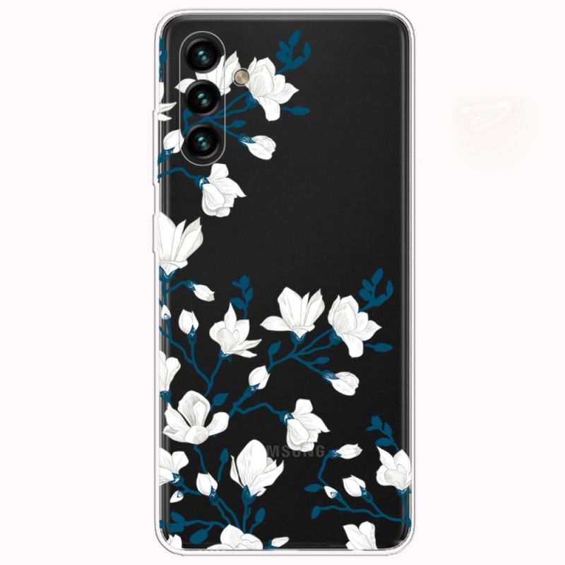 Cover Samsung Galaxy A13 5G Hvide Blomster