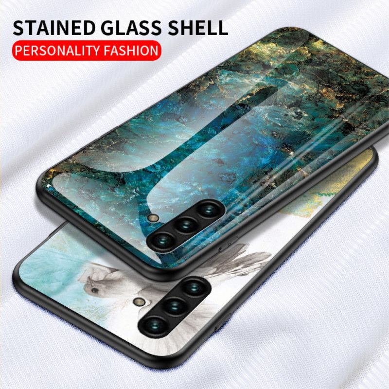 Cover Samsung Galaxy A13 5G Marmor Hærdet Glas