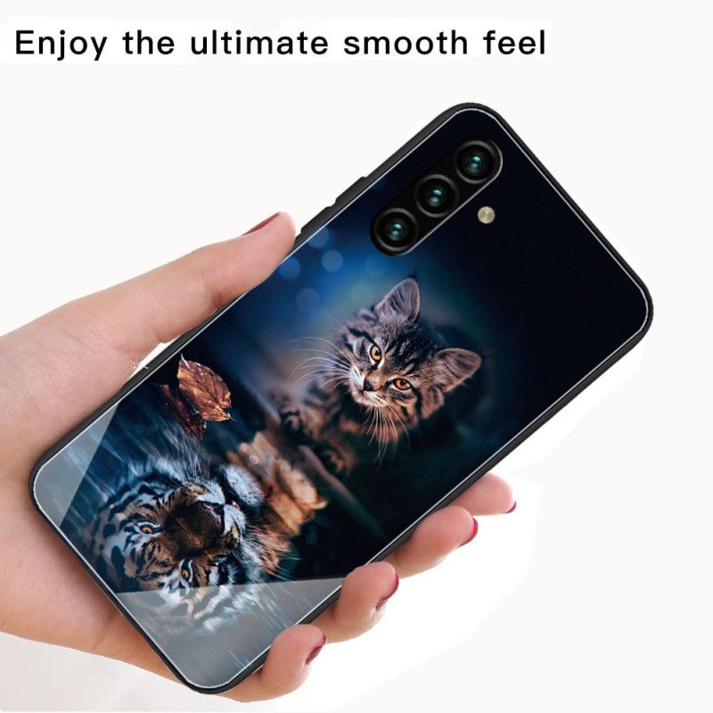 Cover Samsung Galaxy A13 5G Min Tiger Hærdet Glas