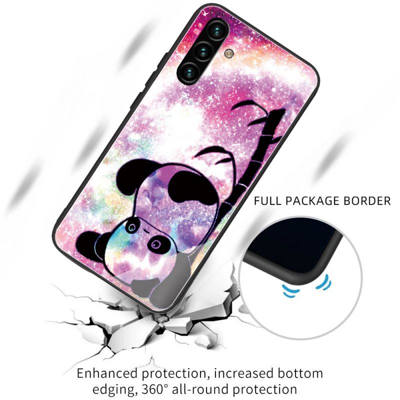 Cover Samsung Galaxy A13 5G Panda Hærdet Glas