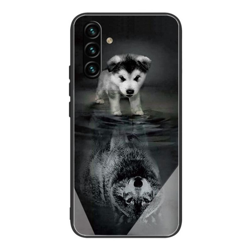 Cover Samsung Galaxy A13 5G Puppy Dream Hærdet Glas