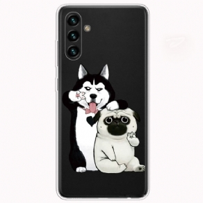 Cover Samsung Galaxy A13 5G Sjove Hunde