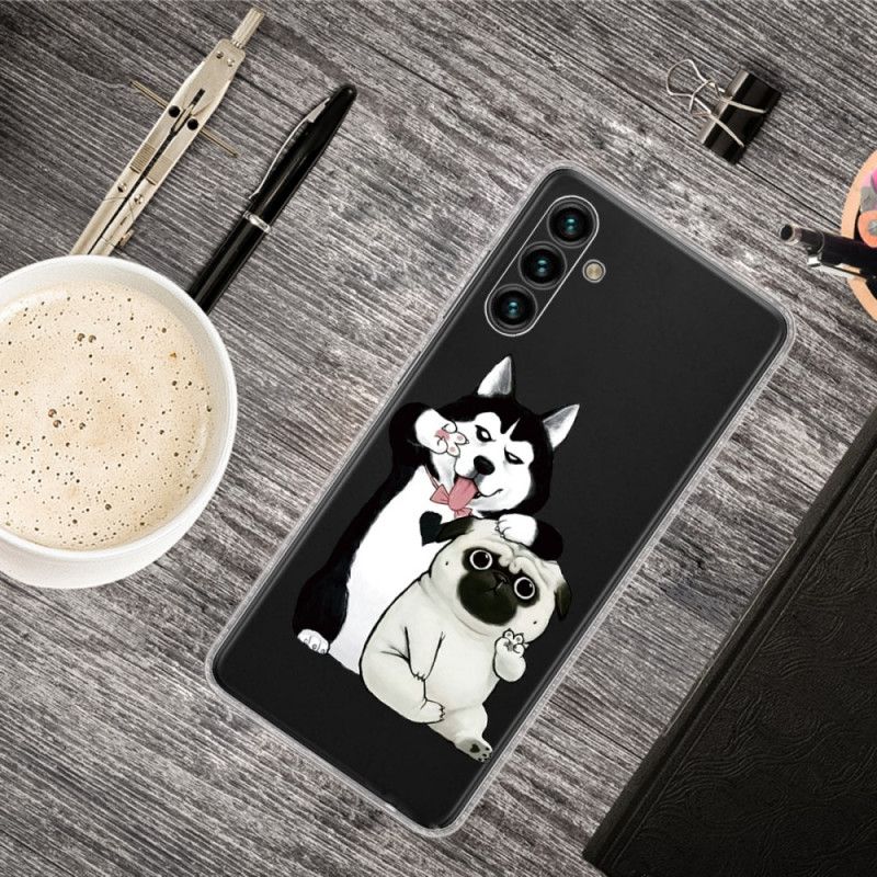 Cover Samsung Galaxy A13 5G Sjove Hunde