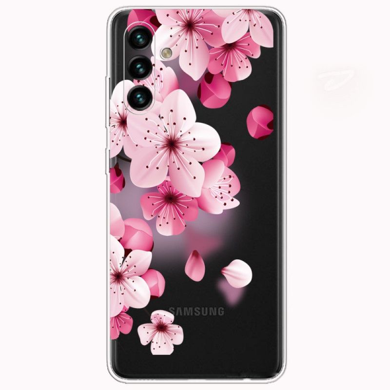 Cover Samsung Galaxy A13 5G Små Lyserøde Blomster