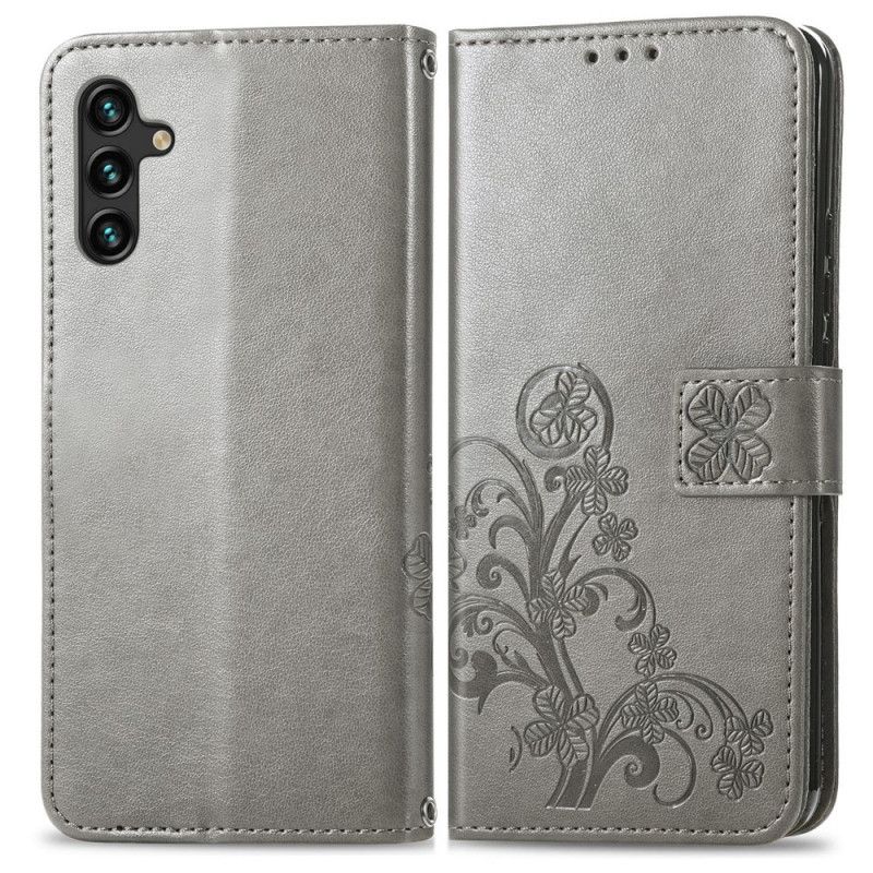 Flip Cover Samsung Galaxy A13 5G Abstrakte Blomster