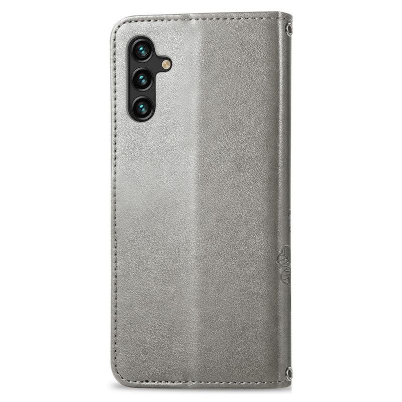 Flip Cover Samsung Galaxy A13 5G Abstrakte Blomster