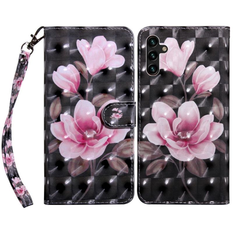 Flip Cover Samsung Galaxy A13 5G Blomsterblomster